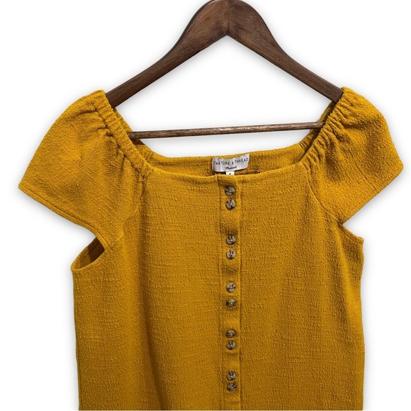 Madewell Womens Texture And Thread Cap Sleeve‎ Dress 

Size Medium 18x30 - Picture 3 of 4